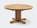 Table de jardin - Bois - 128x128x76 cm - Bois doré - Style classique