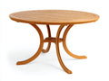 Table de jardin - Bois - 132x132x76 cm - Bois miel - Style classique