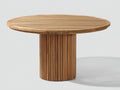 Table de jardin - Bois - 142x142x75 cm - Bois naturel - Style minimaliste