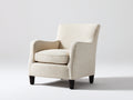 Fauteuil - Tissu - 84 x 88 x 96 cm - Crème - Style classique contemporain